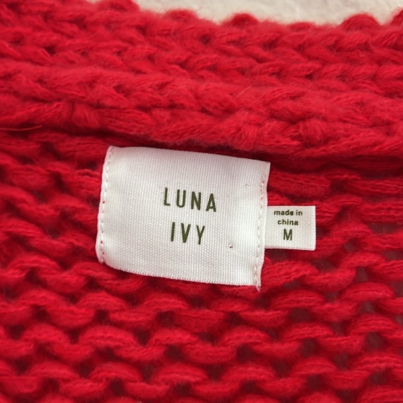 Anthropologie Luna Ivy Cardigan Sweater 3D Flowers Medium - Picture 5 of 9